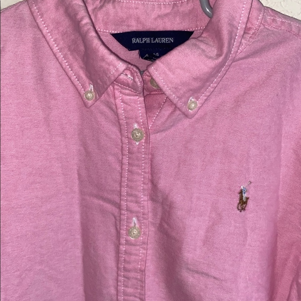 Ralph Lauren Kids Pink Dress Shirt